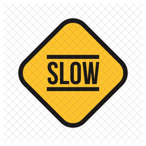 Slow Icon Download In Flat Style
