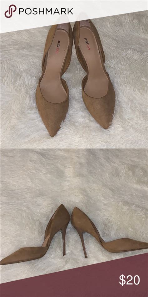 Nude Pointy Heels Worn Once Practically New JustFab Shoes Heels Pointy