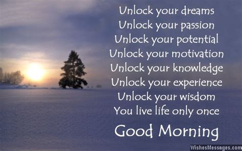 Unlock Your Dreams Good Morning