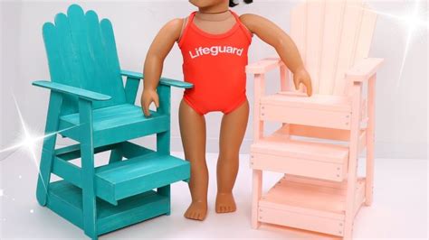 Diy Doll Lifeguard Chair How To Make An American Girl Chair For Pool And American Girl Doll