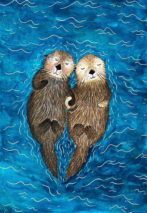 Sea Otters Holding Hands Drawing Tutorialsinintroductoryphysicspdf