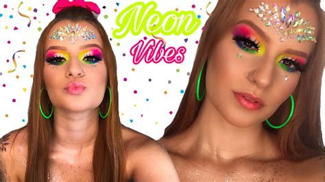 Maquiagem Neon Para Arrasar No Carnaval Neon Vibes Youtube