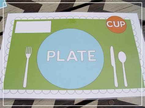 Free Printable Dinnertime Dry Erase Doodle Placemats To Teach Kids