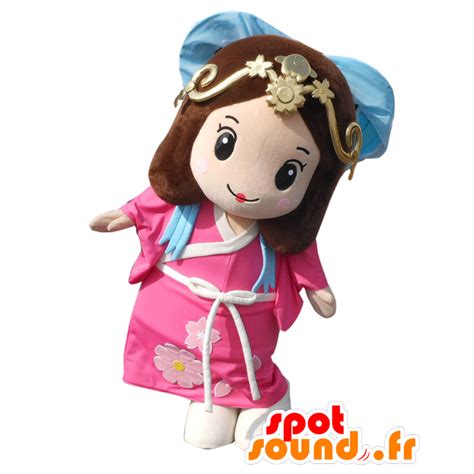 Purchase Mascot Izumi Hime Asian Girl Dressed In Pink In Yuru Chara Japanese Mascots Color
