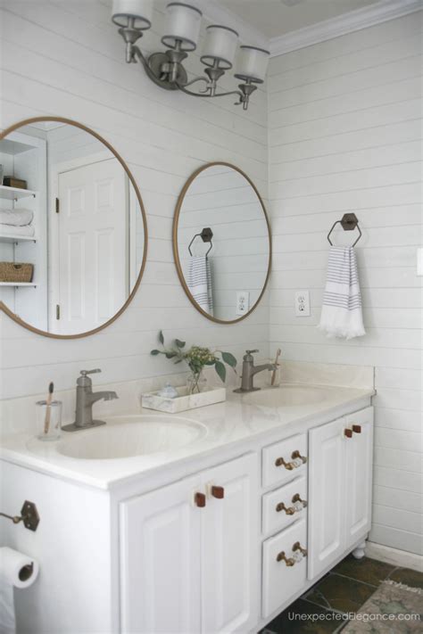 9 ideas for decorating a bathroom on a budget. Small Bathroom Updates For Under $200 | Unexpected Elegance