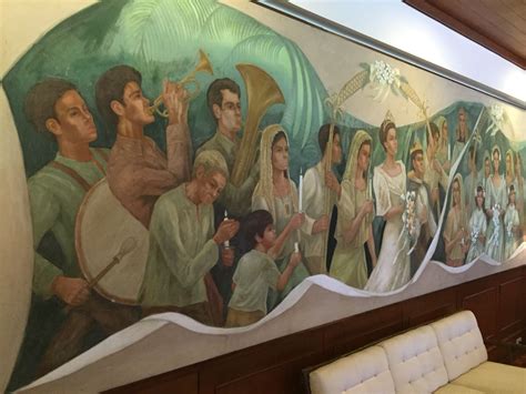 The landscape architects knowledge exchange. Filipino Tradition Mural at Coconut Palace, Philippines ...