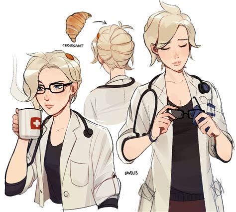 Mercy And Dr Ziegler Overwatch And 1 More Drawn By Lavelis Danbooru