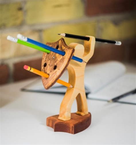 40 Unique Desk Organizers And Pen Holders Woodworking Projects For Kids