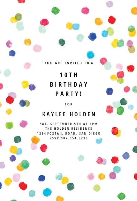 downloadable free printable birthday invitation templates free printable templates