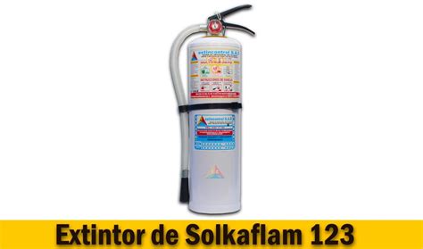 Extintor De Solkaflan 123 Fumigaciones Y Extintores Medellín
