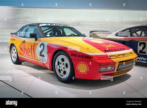 Stuttgart Germany April 7 2017 1988 Porsche 944 Turbo Cup In The