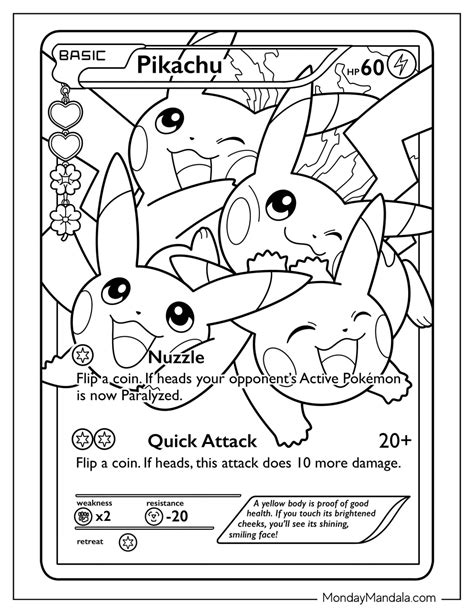 21 Printable Pokemon Cards Free Coloring Pages