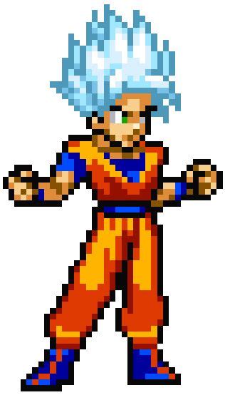 Resultado De Imagen Para Goku Pixel Art Goku Pixel Pixel Art Goku