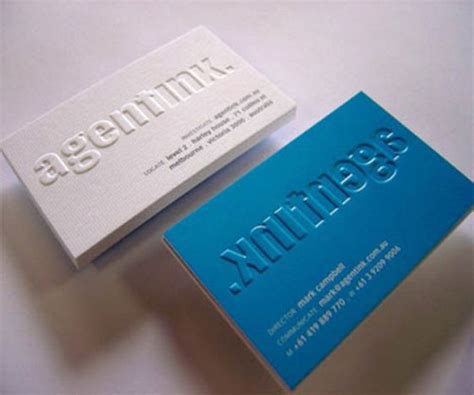 One style of business card that everyone should try is the embossed business card design. Embossed business cards | Inkmonk