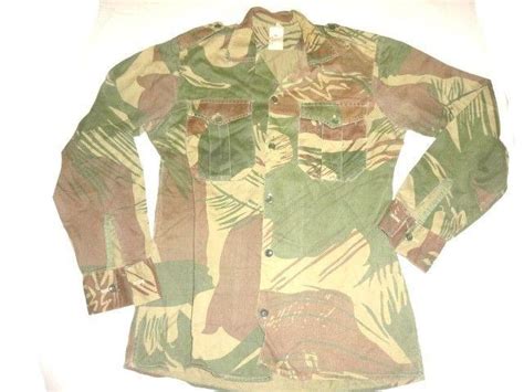 Original Rhodesian Army Camouflage Shirt Camo Rhodesia Bush War Uniform