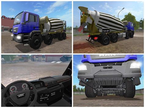 Fs17 Concrete Mixer Best Pack V2 4 Farming Simulator 19 17 15 Mod