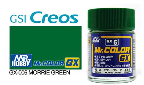 Mr Hobby Mr Color Gx Gx6 Gloss Morrie Green 18ml Newtype