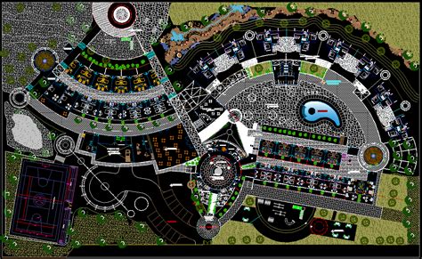 Luxury Resort Hotel Floor Plan Autocad Dwg Drawing File Is Available