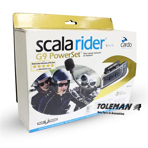 Charging the scala rider g9. Intercomunicador Cardo Bluetooth Scala Rider Power Set Q9/G9
