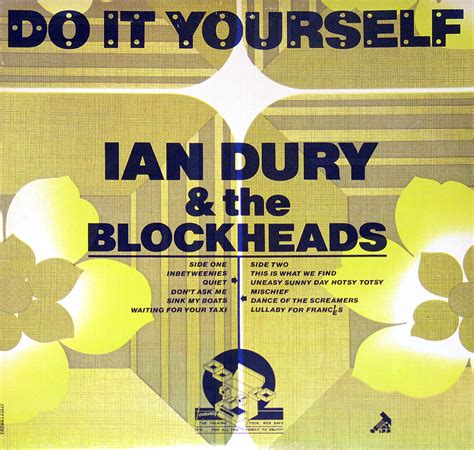 ian dury and the blockheads do it yourself structured cover english new wave punk album cover