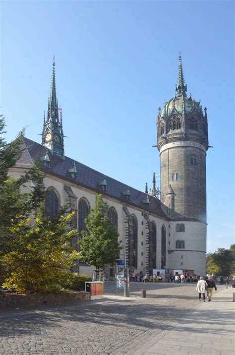 All Saintss Castle Church Schlosskirche On Whose Door Luther Nailed