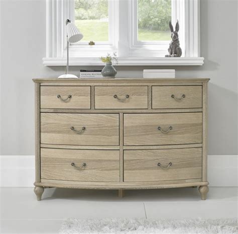 Maybe you would like to learn more about one of these? Bentley Designs Bordeaux Chalk Oak Chest of Drawer - 3+4 ...