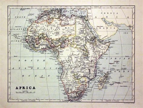 Antique Maps Of Africa Richard Nicholson Of Chester
