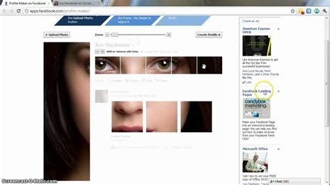 Dress Up Your Facebook Profile With Profile Maker Youtube