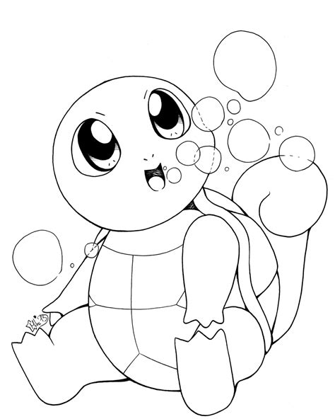 Squirtle Coloring Pages Coloring Pages