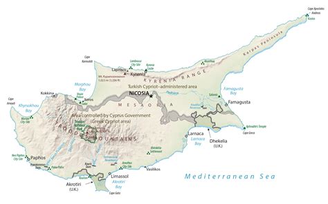 Cyprus Map Gis Geography