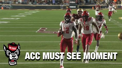 Nc States Devan Boykin Runs In For The Scoop And Score Acc Must See