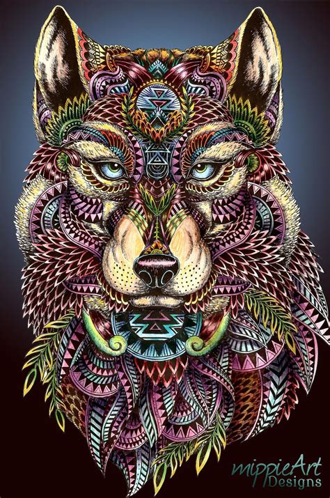 Menagerie Wolf By Triziana On Deviantart Grafic Design Tattoo Symbole