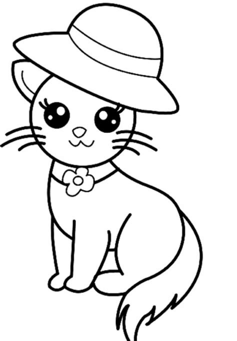 Children are fascinated by colors. Get This Printable Cute Baby Kitten Coloring Pages 5sda9