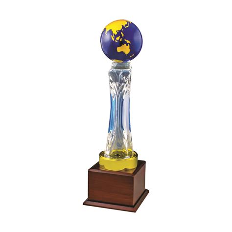 Quality Cticv046 Exclusive Crystal Globe Trophy At Clazz Trophy