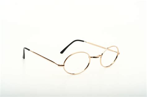 Classic Oval Eyeglasses Mod 1720 By K And B In Gold Saddle Bridge 40 48mm Oval Eyeglasses