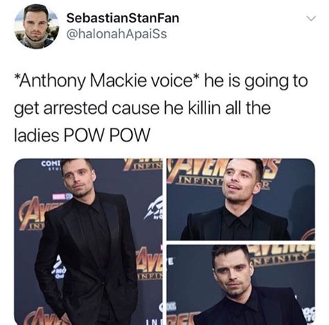 Following in captain america's footsteps is a weighty task — literally. Dat hair!! He's Cap now, isn't he!? | Sebastian stan, Marvel actors, Marvel memes