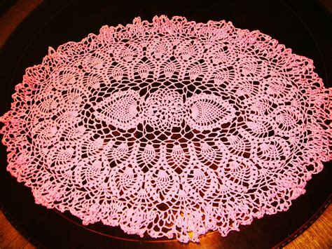 Crochet Ruffle Oval Doily Very Pretty Doily Can Be Made W Flickr