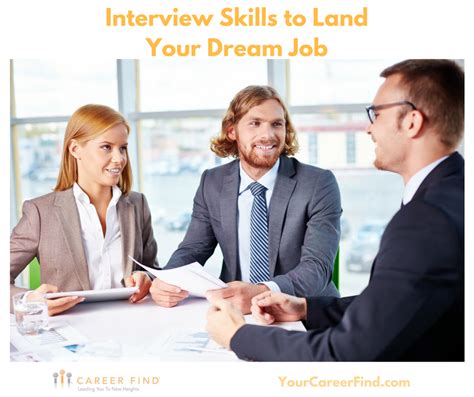Interview Skills To Land Your Dream Job Your Career Find Leading