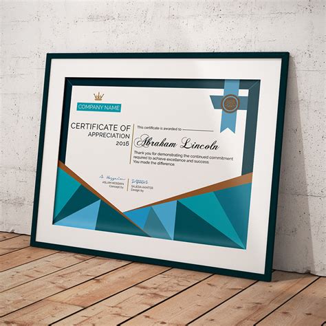 Free Certificate Template Psd Free Download