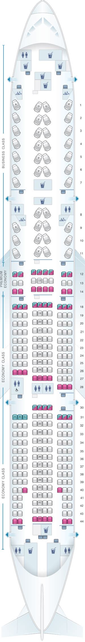 Air Canada 777 300er Seat Map