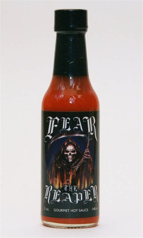 Fear The Reaper Hot Sauce 5oz Hot Sauce Texas Food Hot Sauce Bottles