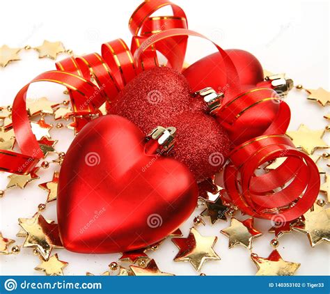 Heart Shaped Christmas Decoration Stock Photo Image Of Spiral Shaped
