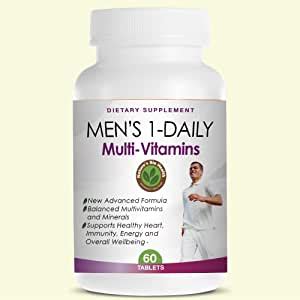 Multivitamin supplements can be key for strong masculine health. Amazon.com: Men's 1-Daily Multivitamin - Best Multi ...