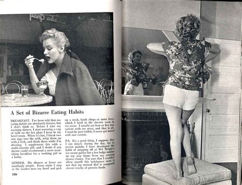 The Marilyn Monroe Diet Danamo S Marilyn Monroe Pages