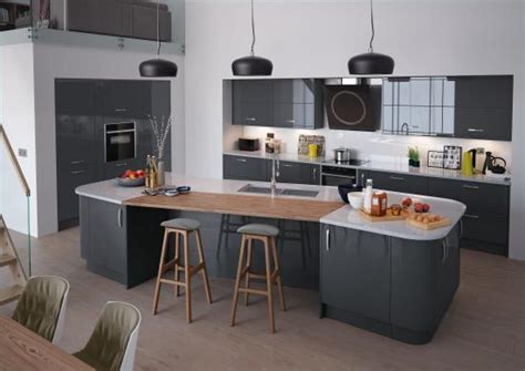 Anthracite Gloss Kitchen Replacement Doors Kitchen Warehouse