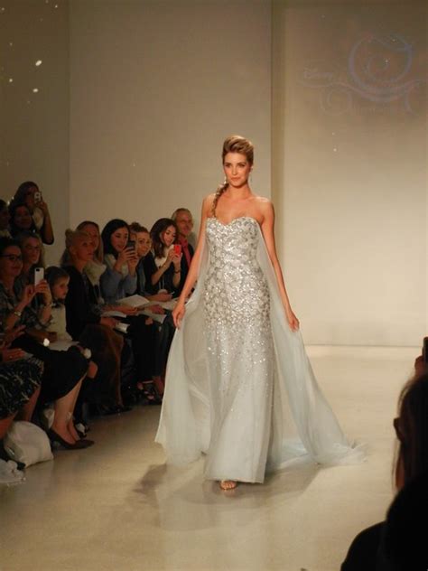 Frozen Inspired Wedding Dress By Alfred Angelo Revealed In New York