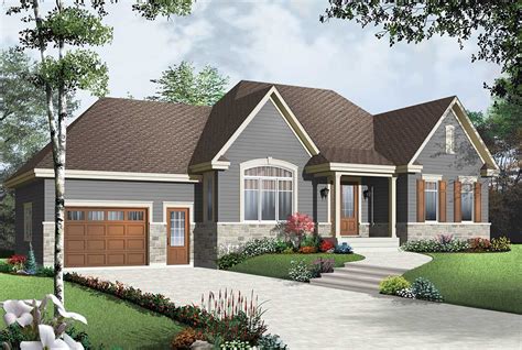 Cozy Bungalow With Attached Garage 21947dr Architectural Designs