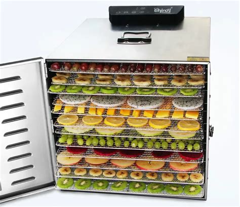 Stainless Steel 12 Layer Fruit Dryer Machine Commercial Fruit Vegetable