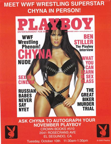Lot Detail Playboy Hugh Hefner Chyna Dual Signed November 2000