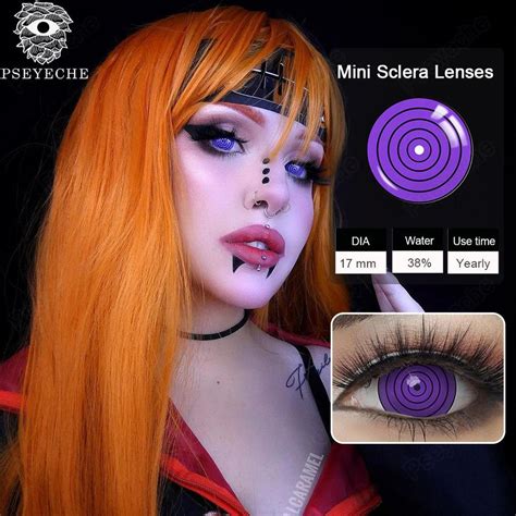 Buy 17mm Sharingan Rinnegan Mini Sclera Lenses Halloween Contact Lenses